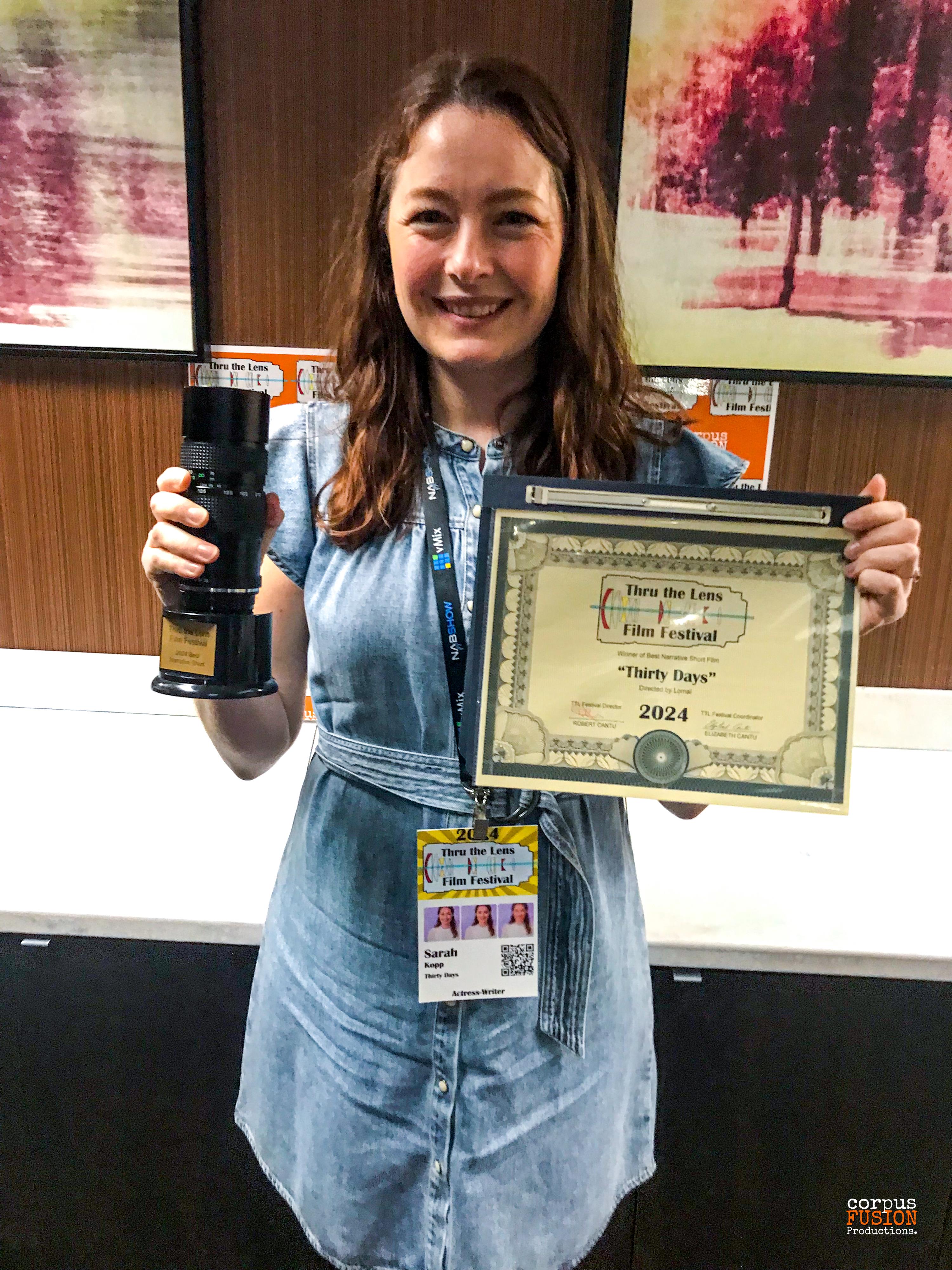 Sarah Kopp, Writer, Thirty Days