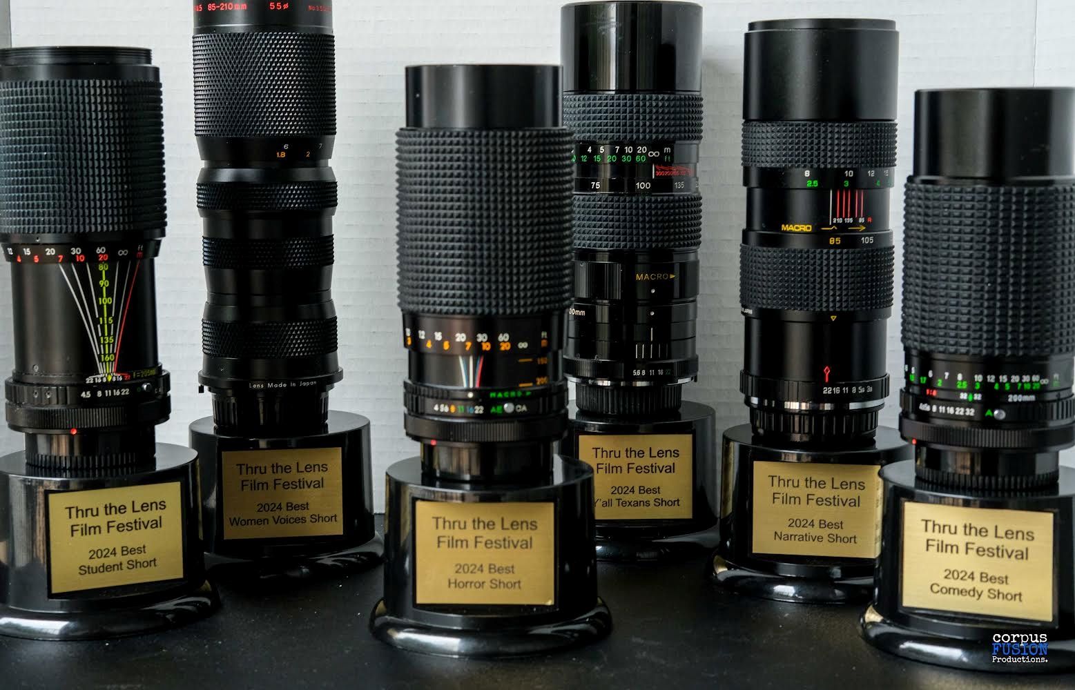lens as trophies. Picture by Robert Cantu